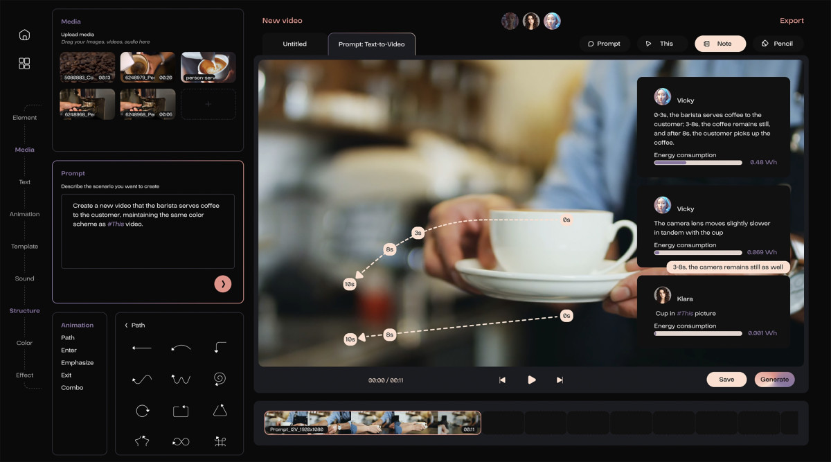 Energy-Efficient Human-AI Collaborative Design