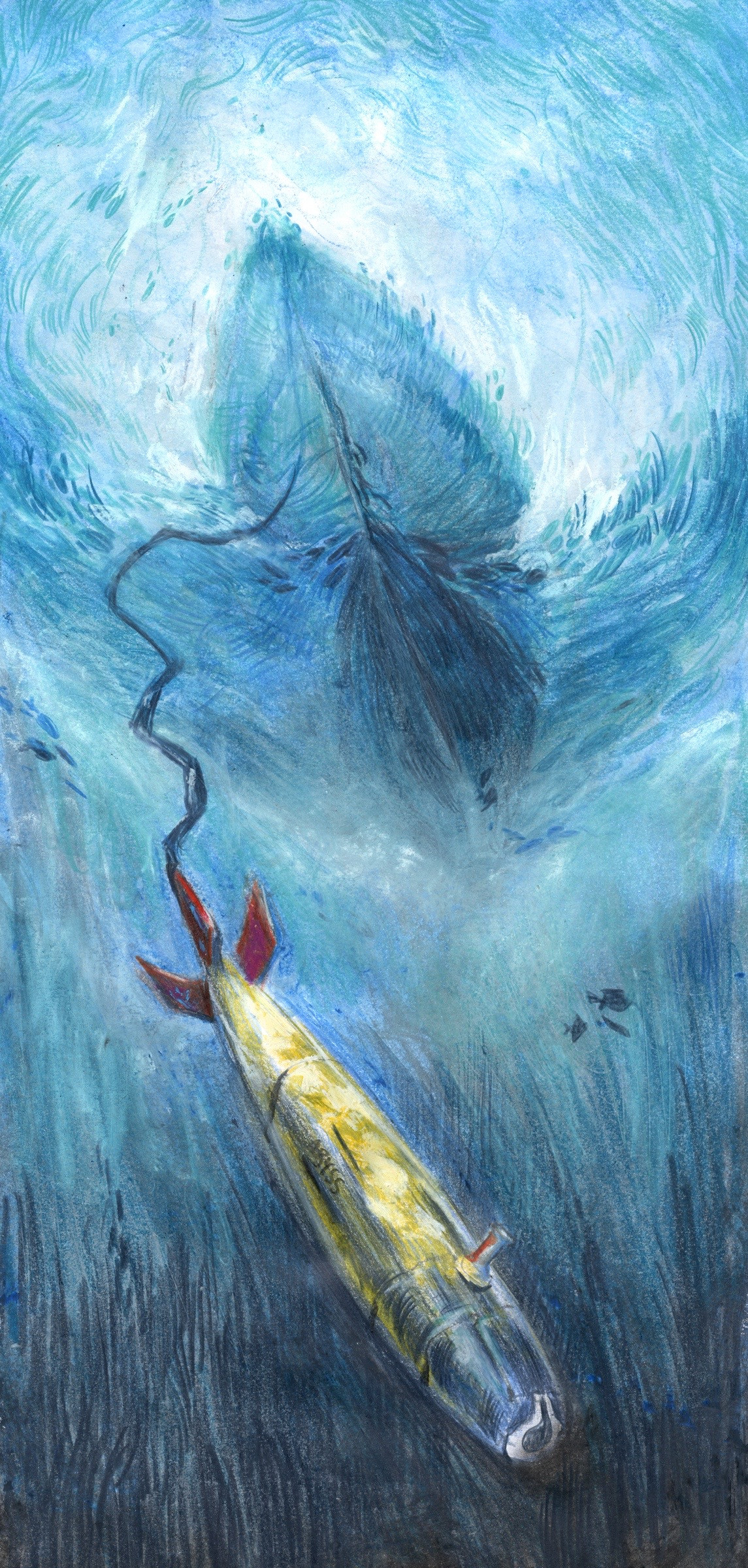 „Tiefsee Metalle“ – Buchillustration