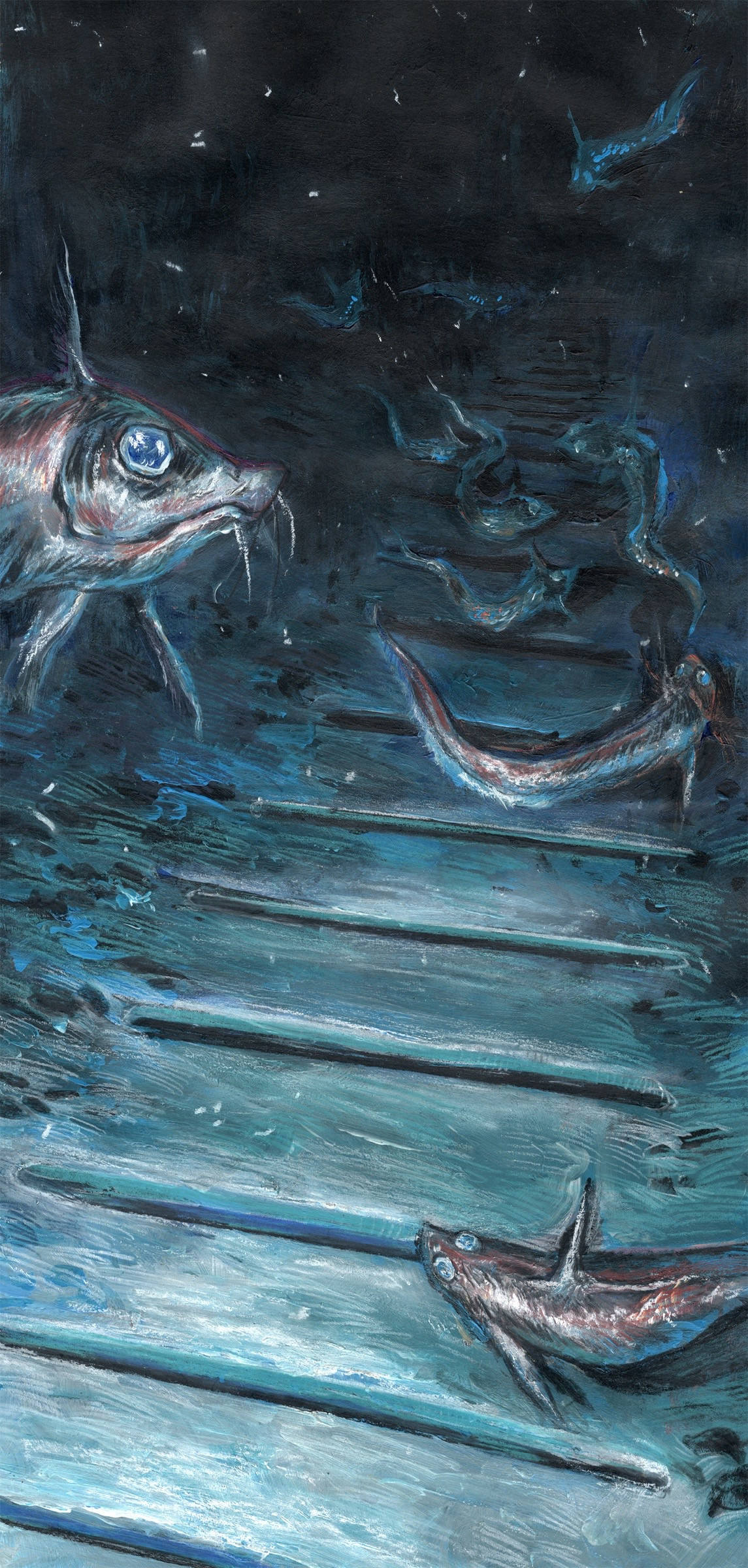 „Tiefsee Metalle“ – Buchillustration