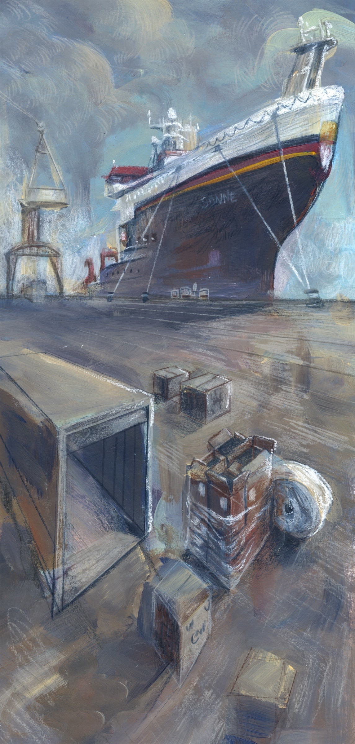 „Tiefsee Metalle“ – Buchillustration