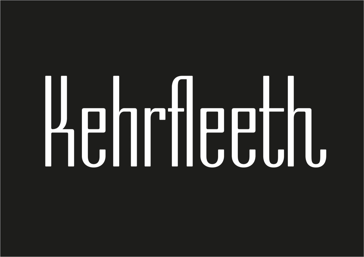 Kehrfleeth – Eine Schriftgestaltung, BA