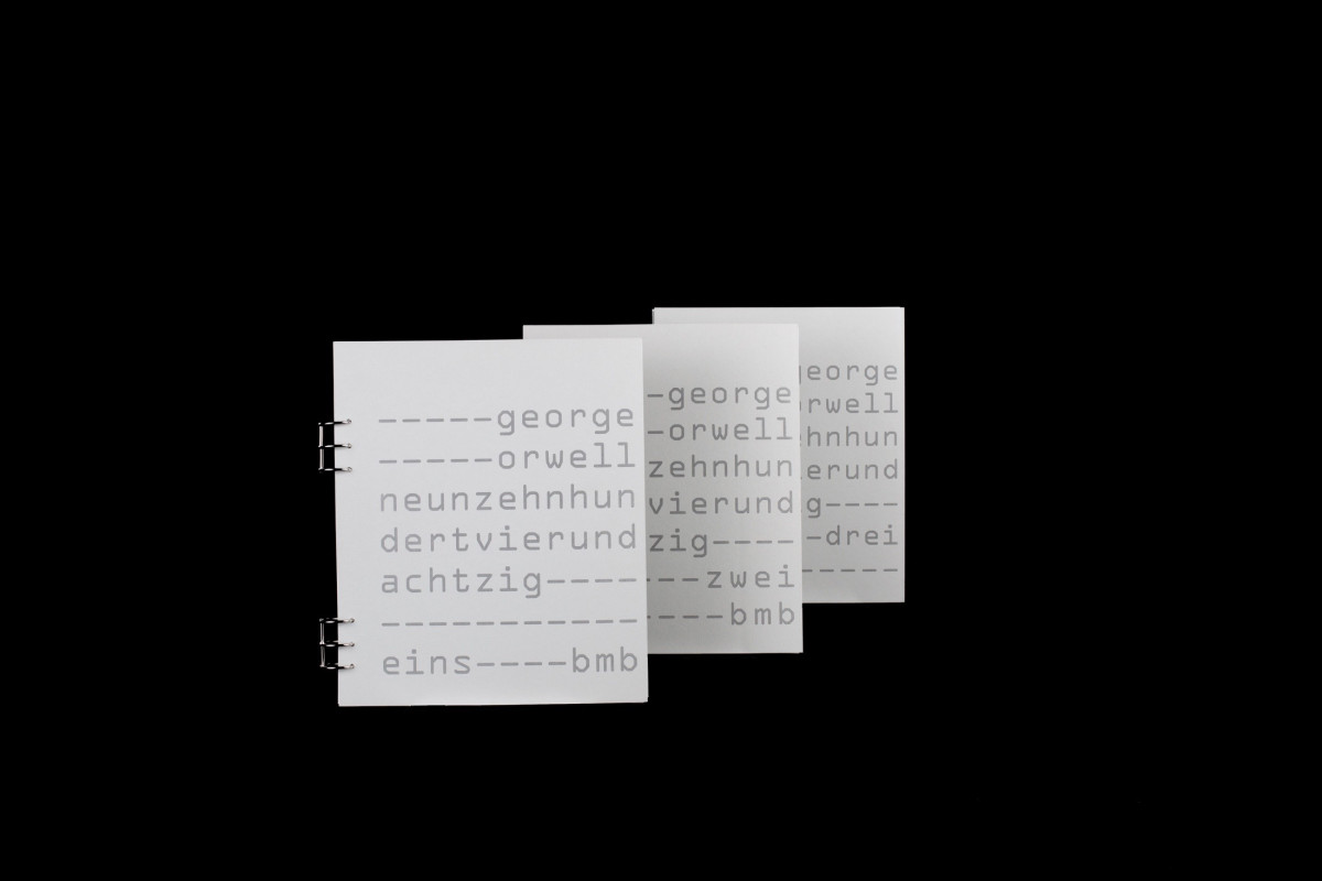 ›1984‹ – Experimentelle Buchgestaltung