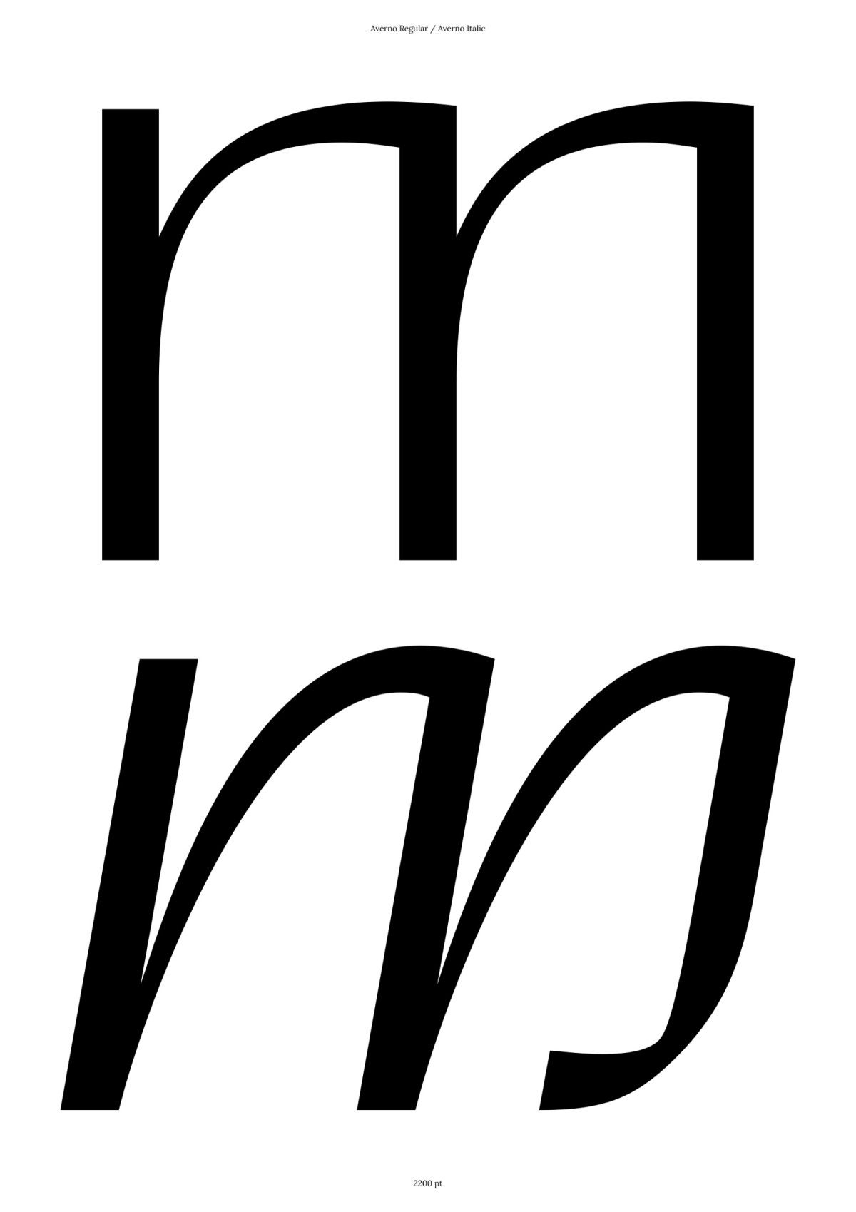 Averno – Eine Schriftgestaltung zu Louise Glück