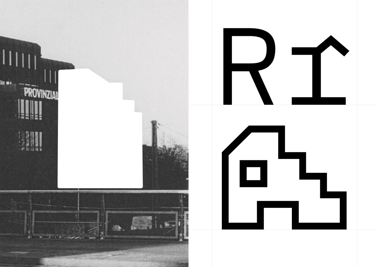 Dächer Mono - BA, Schriftgestaltung