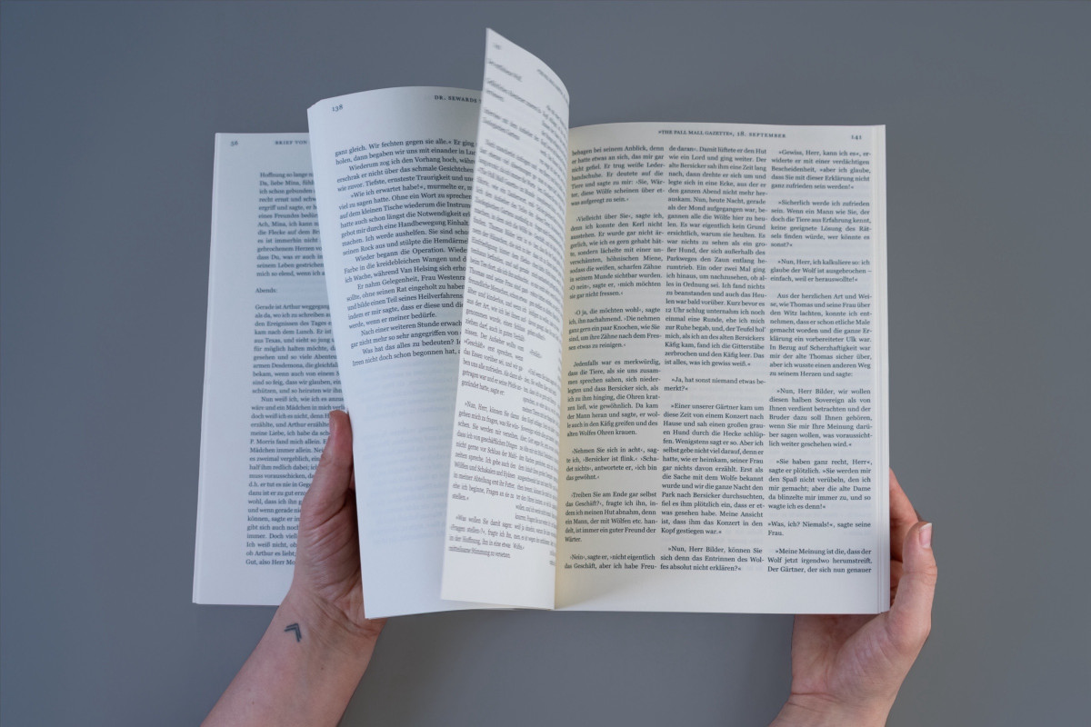 Dracula - Buchgestaltung