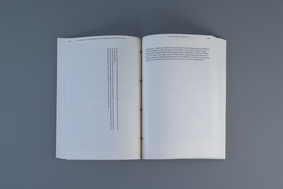 Dracula - Buchgestaltung