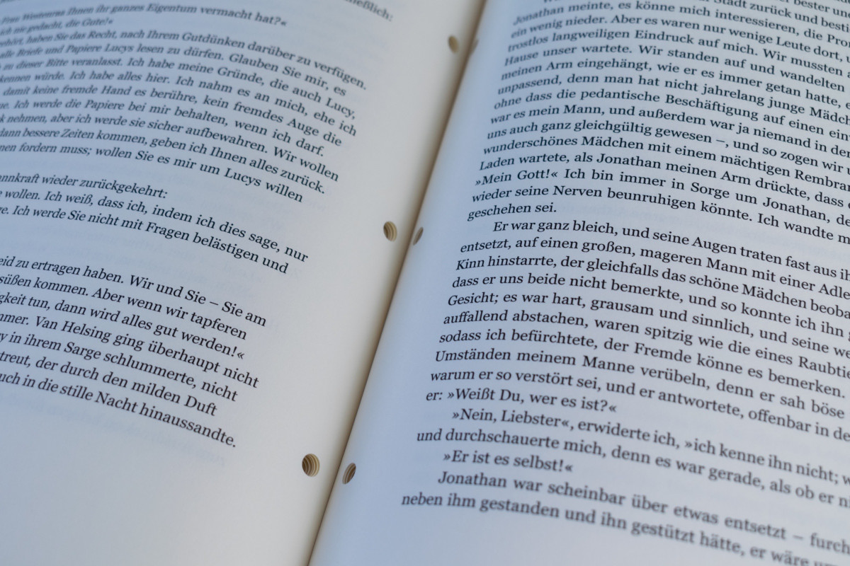 Dracula - Buchgestaltung