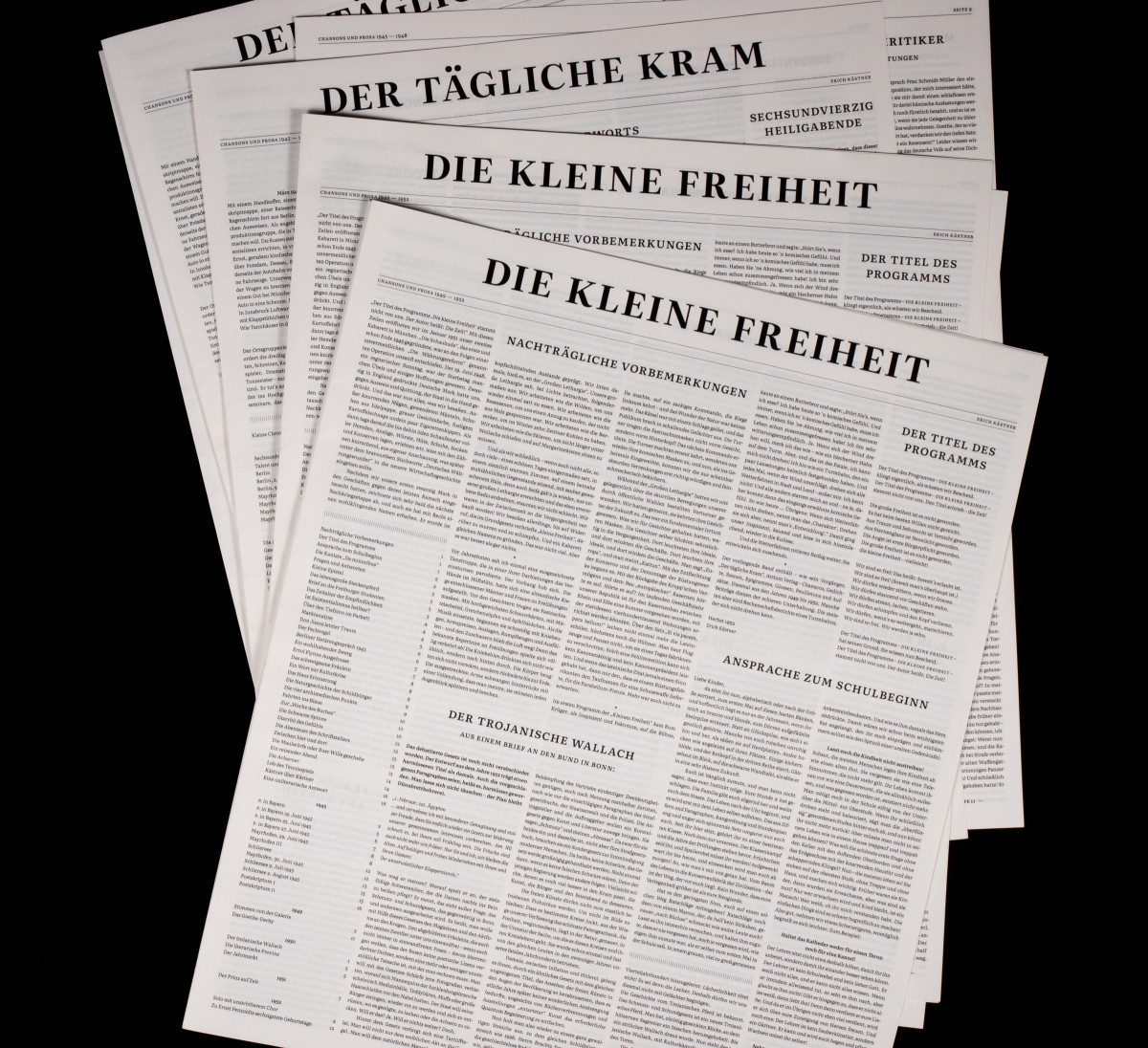 Erich Kästner „Der tägliche Kram“ – Eine Zeitung