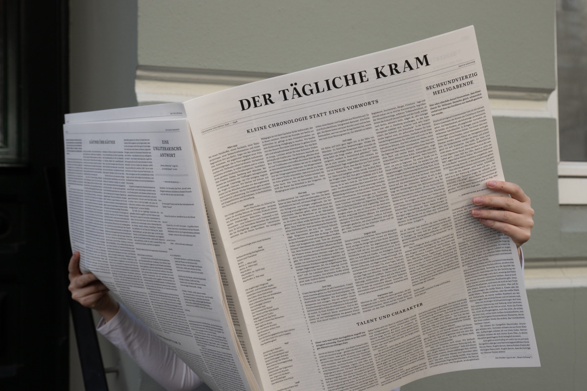 Erich Kästner „Der tägliche Kram“ – Eine Zeitung