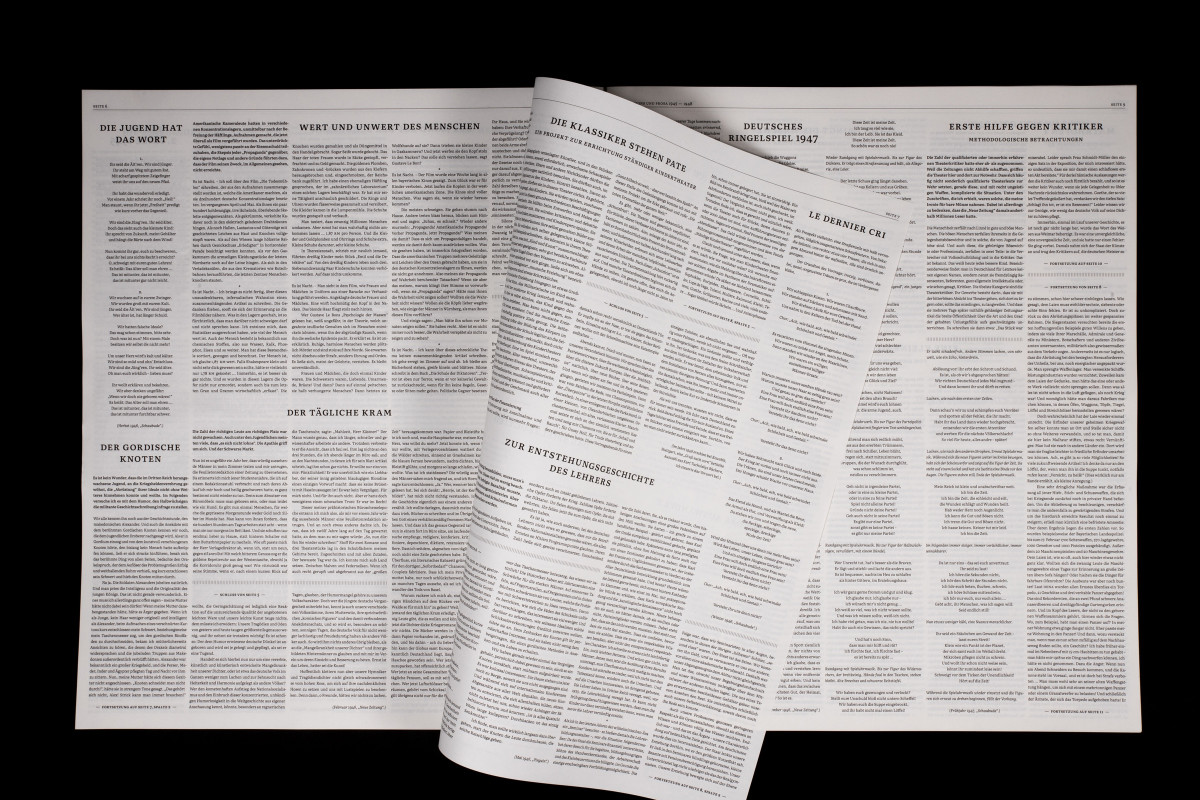 Erich Kästner „Der tägliche Kram“ – Eine Zeitung