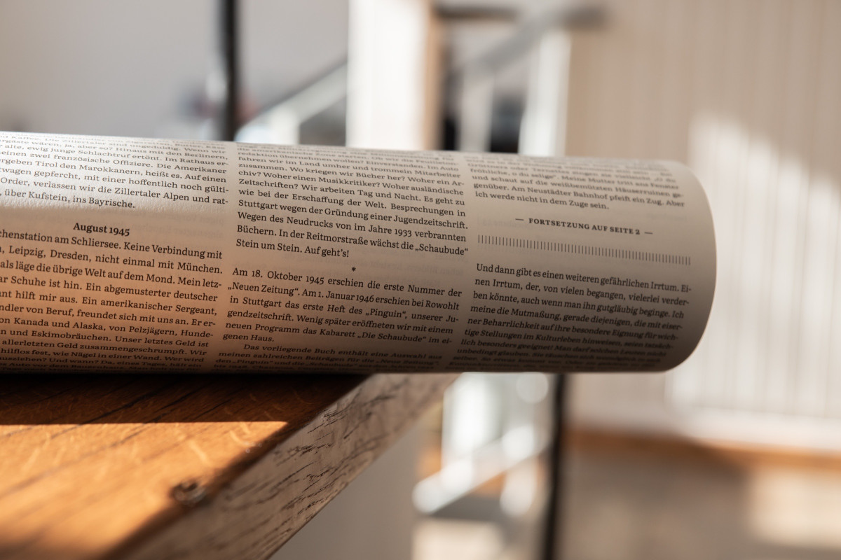 Erich Kästner „Der tägliche Kram“ – Eine Zeitung