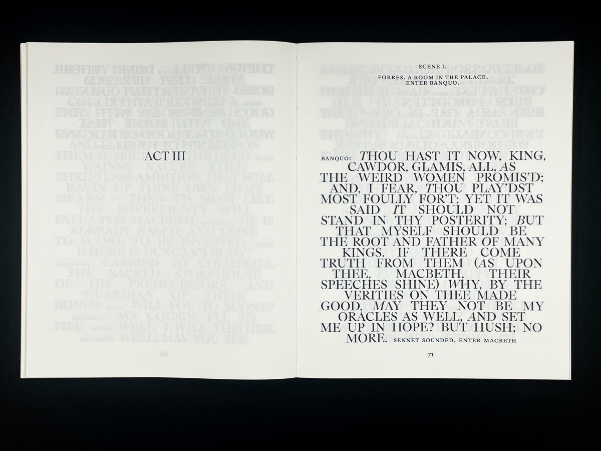 MACBETH – Experimentelle Buchgestaltung