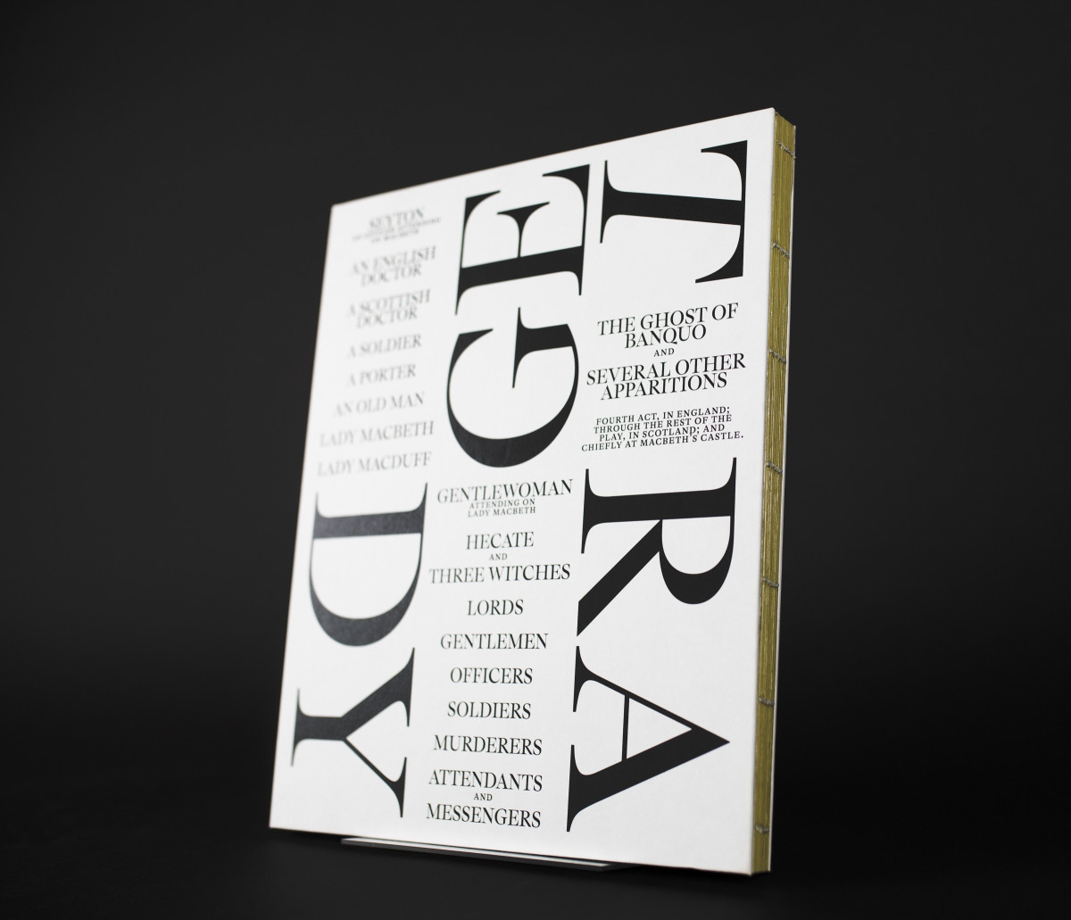 MACBETH – Experimentelle Buchgestaltung