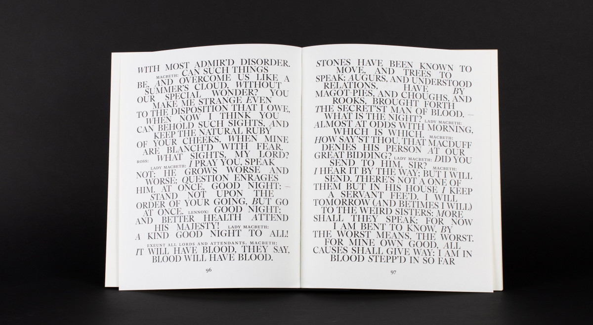 MACBETH – Experimentelle Buchgestaltung