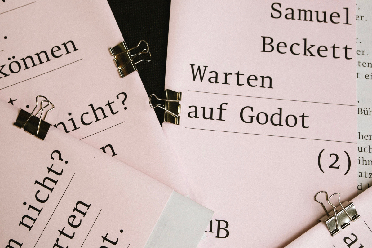 »Warten auf Godot« – eine experimentelle Buchgestaltung